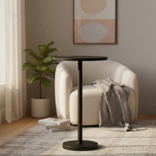 Elegant round side - side, table