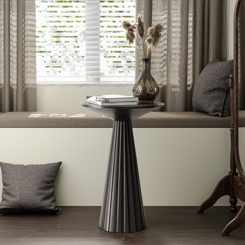 Pedestal small drink table - pedestal,